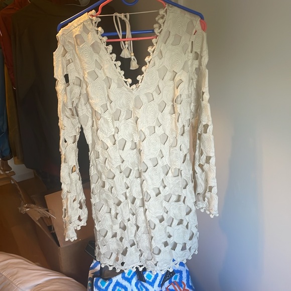 NWT Anthropologie Hope for Flowers by Tracy Reese Long-Sleeve Linen Dress, XS - Picture 5 of 5